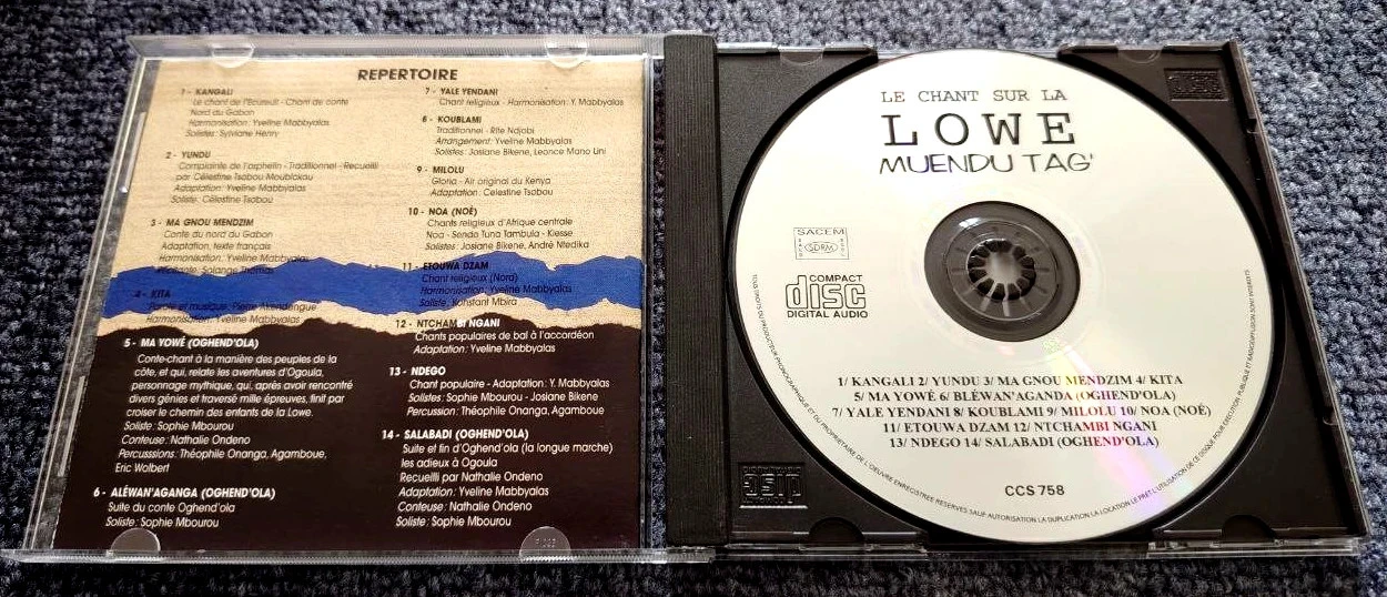 ✨ CD rare Love Muendu Tag’ - Gabonese cultural gem (1996)! – photo 4